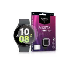   Samsung Galaxy Watch 5 (44 mm) ütésálló képernyővédő fólia - MyScreen Protector AntiCrash Shield Edge3D - 2 db/csomag - átlátszó