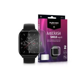   Xiaomi Amazfit GTS 4 ütésálló képernyővédő fólia - MyScreen Protector AntiCrash Shield Edge3D - 2 db/csomag - átlátszó