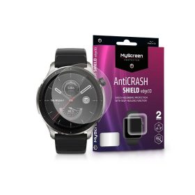   Amazfit GTR 4 ütésálló képernyővédő fólia - MyScreen Protector AntiCrash Shield Edge3D - 2 db/csomag - átlátszó