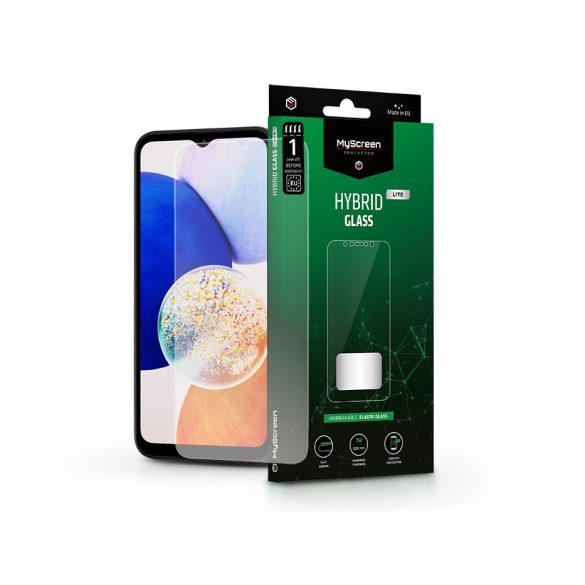 Samsung A145 Galaxy A14 4G/Galaxy A14 5G rugalmas üveg képernyővédő fólia -     MyScreen Protector Hybrid Glass  Lite - átlátszó