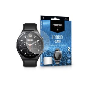   Xiaomi Watch S1 rugalmas üveg képernyővédő fólia - MyScreen Protector Hybrid    Glass - 2 db/csomag - átlátszó