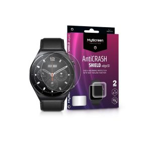   Xiaomi Watch S1 ütésálló képernyővédő fólia - MyScreen Protector AntiCrash      Shield Edge3D - 2 db/csomag - átlátszó