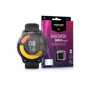   Xiaomi Watch S1 Active ütésálló képernyővédő fólia - MyScreen Protector         AntiCrash Shield Edge3D - 2 db/csomag - átlátszó