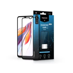   Xiaomi Redmi 12C/Redmi 11A edzett üveg képernyővédő fólia - MyScreen Protector  Diamond Glass Lite Edge2.5D Full Glue - fekete