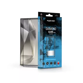  Samsung SM-S928 Galaxy S24 Ultra edzett üveg képernyővédő fólia - MyScreen      Protector Diamond Glass Edge2.5D Full Glue - fekete