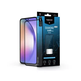   Samsung Galaxy A55 edzett üveg képernyővédő fólia - MyScreen Protector Diamond  Glass Lite Edge2.5D Full Glue - fekete