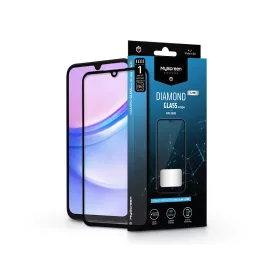   Samsung A155 Galaxy A15 4G edzett üveg képernyővédő fólia - MyScreen Protector  Diamond Glass Lite Edge2.5D Full Glue - fekete