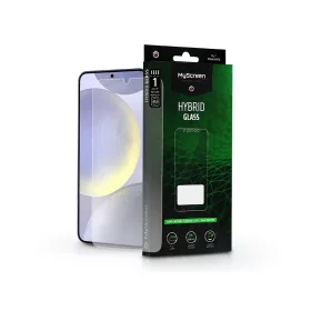   Samsung SM-S926 Galaxy S24+ rugalmas üveg képernyővédő fólia - MyScreen         Protector Hybrid Glass Green - átlátszó