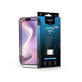   Apple iPhone 16 Pro edzett üveg képernyővédő fólia - MyScreen Protector Diamond Glass Lite Edge2.5D Full Glue - fekete