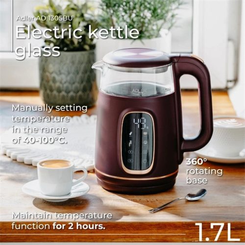 Adler AD1305BUG vízforraló digitális