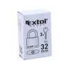 Extol Craft 77010 lakat, vas, 3 kulccsal, 32mm