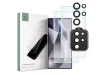 Samsung SM-S928 Galaxy S24 Ultra edzett üveg képernyővédő fólia + hátsó kameralencse védőüveg - Tech-Protect Supreme Set - átlátszó