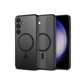   Samsung SM-S921 Galaxy S24 szilikon hátlap - Tech-Protect Magmat Magsafe - matt fekete