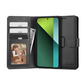   Tech-Protect Wallet flipes bőrtok - Xiaomi Redmi Note 13 Pro 5G/Poco X6 5G - fekete