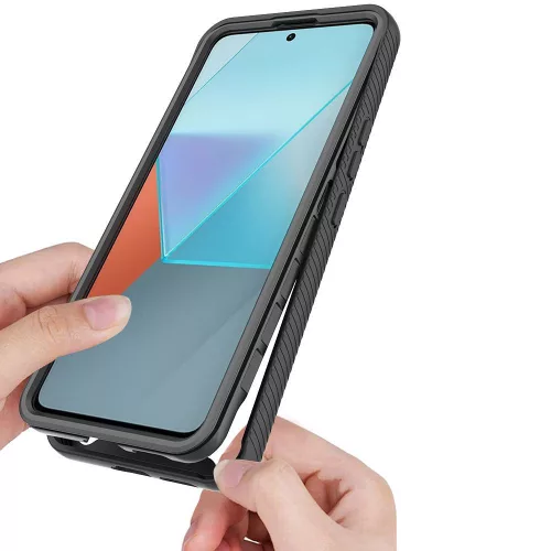 Xiaomi Redmi Note 13 Pro 5G/Poco X6 5G ütésálló hátlap - Tech-Protect Defense360 - fekete