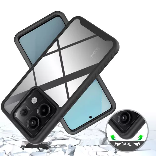 Xiaomi Redmi Note 13 Pro 5G/Poco X6 5G ütésálló hátlap - Tech-Protect Defense360 - fekete