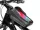 Univerzális kerékpárra szerelhető, por- és cseppálló telefontartó táska - Tech-Protect V2 Bike Mount M Size - fekete
