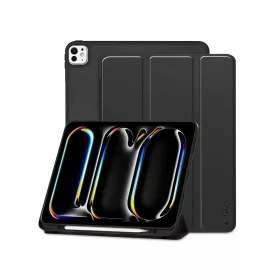   Apple iPad Pro 13 (2024) tablet tok (SmartCase) on/off funkcióval, Apple Pencil tartóval - Tech-Protect - fekete (ECO csomagolás)