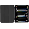 Apple iPad Pro 13 (2024) tablet tok (SmartCase) on/off funkcióval, Apple Pencil tartóval - Tech-Protect - fekete (ECO csomagolás)