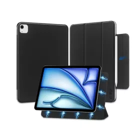   Apple iPad Air 13 (2024) tablet tok (SmartCase) on/off funkcióval - Tech-ProtectMagnetic - fekete (ECO csomagolás)