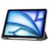 Apple iPad Air 4 / 5 (2020/2022) 10.9 / iPad Air 6 (2024) 11.0 tablet tok (SmartCase) on/off funkcióval, Apple Pencil tartóval - Tech-Protect Origami - fekete (ECO csomagolás)