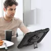 Apple iPad Air 6 (2024) 11.0 ütésálló tablet tok 360 fokos védelemmel, 4H kijelzővédő üveggel - Tech-Protect Solid 360 - fekete (ECO csomagolás)