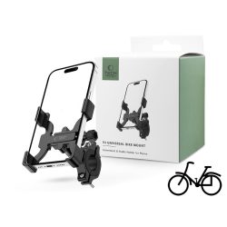   Tech-Protect univerzális kerékpárra / motorkerékpárra szerelhető fém telefontartó - Tech-Protect V3 Universal Bike Mount - fekete