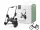 Tech-Protect univerzális kerékpárra / motorkerékpárra szerelhető fém telefontartó - Tech-Protect V3 Universal Bike Mount - fekete
