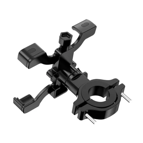 Tech-Protect univerzális kerékpárra / motorkerékpárra szerelhető fém telefontartó - Tech-Protect V3 Universal Bike Mount - fekete