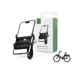   Tech-Protect univerzális kerékpárra szerelhető fém telefontartó - Tech-Protect V4 Universal Bike Mount - fekete