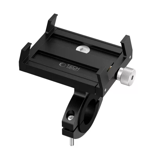 Tech-Protect univerzális kerékpárra szerelhető fém telefontartó - Tech-Protect V4 Universal Bike Mount - fekete