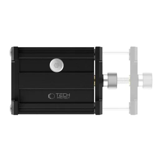 Tech-Protect univerzális kerékpárra szerelhető fém telefontartó - Tech-Protect V4 Universal Bike Mount - fekete