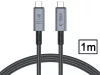 Tech-Protect USB Type-C - USB Type-C adat- és töltőkábel - Tech-Protect Ultraboost USB 4.0 / 8K / 40 Gbps / PD240 Cable - 240W - szürke