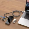 Tech-Protect USB Type-C - USB Type-C adat- és töltőkábel - Tech-Protect Ultraboost USB 4.0 / 8K / 40 Gbps / PD240 Cable - 240W - szürke