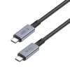 Tech-Protect USB Type-C - USB Type-C adat- és töltőkábel - Tech-Protect Ultraboost USB 4.0 / 8K / 40 Gbps / PD240 Cable - 240W - szürke
