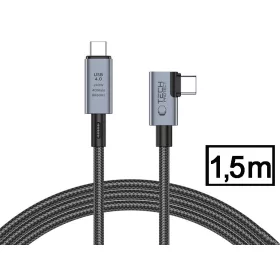   Tech-Protect USB Type-C - USB Type-C adat- és töltőkábel - Tech-Protect Ultraboost USB 4.0 / 8K / 40 Gbps / PD240 Cable - 240W - szürke