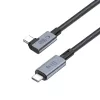 Tech-Protect USB Type-C - USB Type-C adat- és töltőkábel - Tech-Protect Ultraboost USB 4.0 / 8K / 40 Gbps / PD240 Cable - 240W - szürke