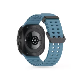   Tech-Protect IconBand Pro - Samsung Galaxy Watch Ultra (47 mm-es) szilikon sportszíj - kék