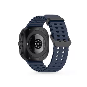   Tech-Protect IconBand Pro - Samsung Galaxy Watch Ultra (47 mm-es) szilikon sportszíj - sötétkék