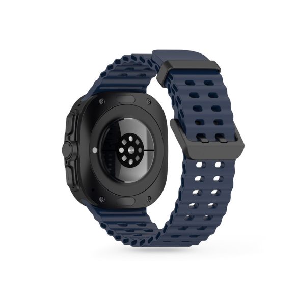 Tech-Protect IconBand Pro - Samsung Galaxy Watch Ultra (47 mm-es) szilikon sportszíj - sötétkék