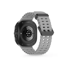   Tech-Protect IconBand Pro - Samsung Galaxy Watch Ultra (47 mm-es) szilikon sport szíj - szürke
