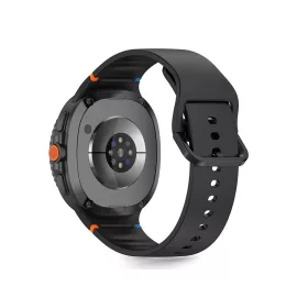   Tech-Protect - Samsung Galaxy Watch 8 / Classic szilikon szíj (40/44/46 mm) - fekete