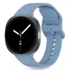 Tech-Protect - Samsung Galaxy Watch 8 / Classic szilikon szíj (40/44/46 mm) - világos kék
