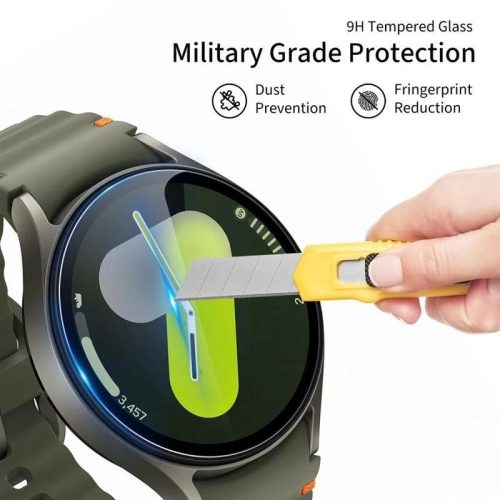 Tech-Protect Glass Fit+ üvegfólia - Samsung Galaxy Watch 8 (40mm) - 2 db/cs - átlátszó