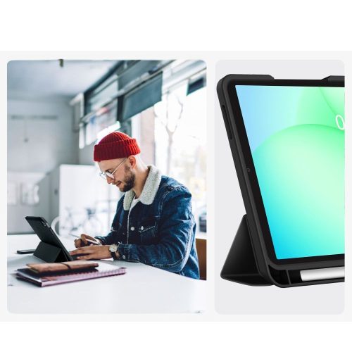 Tech-Protect tablet tok (SC Pen) - Samsung Galaxy Tab A9/A11 8.7" X110/X115/X133/X135 - fekete - ECO