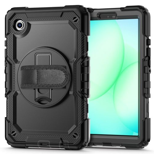 Tech-Protect Solid ütésálló tok Galaxy Tab A9/A11 8,7" kijelzővédővel - fekete - ECO