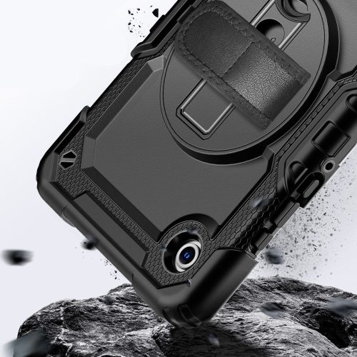 Tech-Protect Solid ütésálló tok Galaxy Tab A9/A11 8,7" kijelzővédővel - fekete - ECO