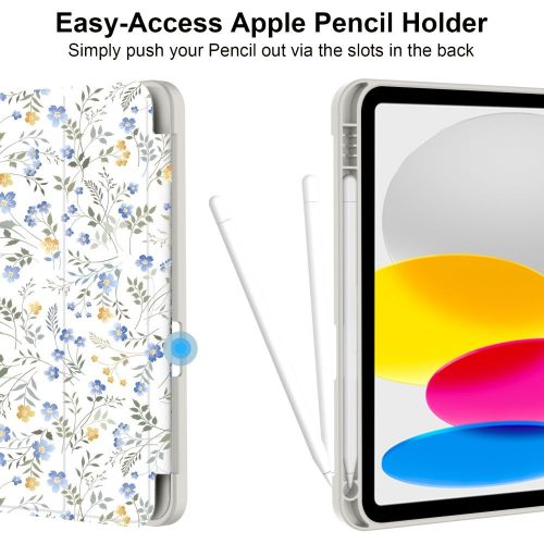 Tech-Protect tablet tok (Smart Case Pen) - Apple iPad 10.9 (2022)/11 (2025) - Spring Flowers - ECO