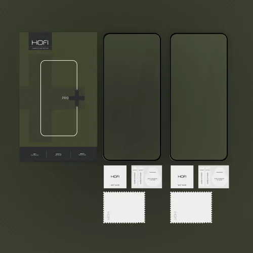 HOFI Glass Pro+ üvegfólia - Xiaomi 14T/14T Pro - 2 db/cs - fekete