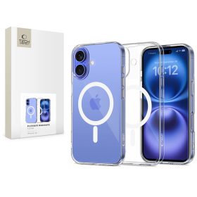   Tech-Protect FlexAir MagSafe szilikon tok - Apple iPhone 16 - átlátszó